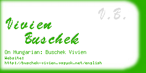 vivien buschek business card